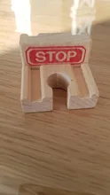 Vías de vía férrea de madera para niños, accesorios universales, compatibles con todas las marcas de Thomas, pista, tren educativo, coche, Juguetes