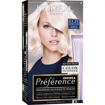 

L'OREAL PARIS permanent hair Color Preference 11.21-Blonde bright very clear