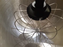 Tazón de acero inoxidable con motor de 4,5l CC, mezclador planetario silencioso, soporte de alimentos de 6 velocidades para cocina, mezclador de crema, batidor de huevos, batidora de masa