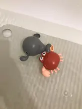 Bebé juguetes de baño dibujo animado Animal adorable tortuga cangrejo clásico bebé infantil juguete para nadar cadena juguete de cuerda para chico 2020 más nuevo