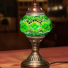 10 шт различных цветов турецкие мозаичные настольные лампы ручной работы