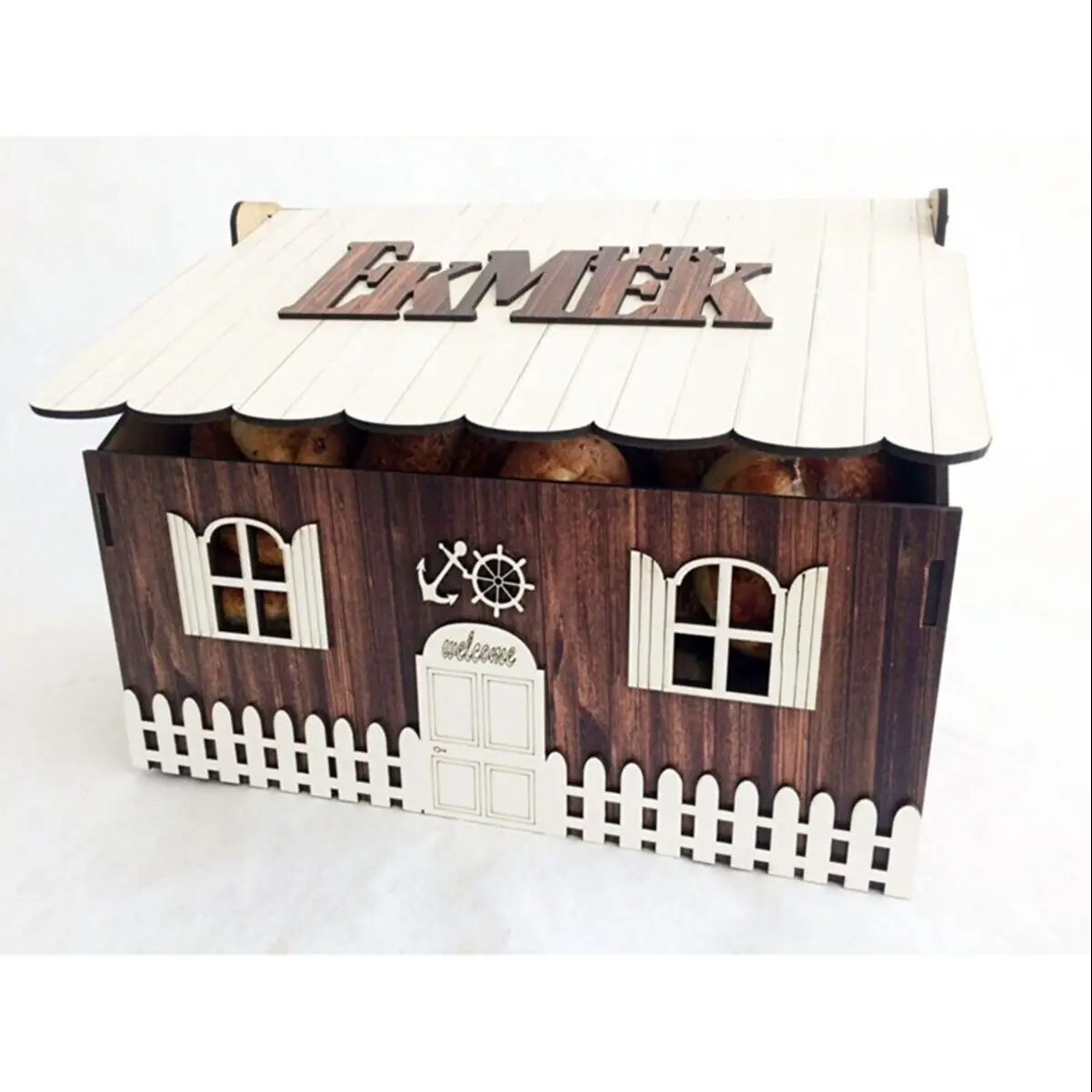 Bread cabinet bread rack kitchen storage bread box croissant cabinet donut kitchenware box cupboard