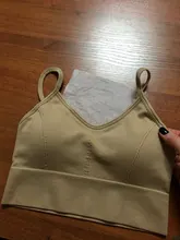 Sports-Bra Seamless-Crop-Top Active-Tank Wmuncc-Strap Gym Workout Push-Up Yoga Women Fitness