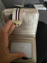 Short Wallet Card-Holder Money-Bag Id-Case FOXER Women Luxury Ladies Brand Female Fashion