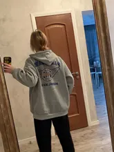 Sudadera de gran tamaño con cremallera para mujer, ropa de calle holgada de manga larga, chaqueta de estilo coreano, tops con cremallera para mujer, Sudadera con capucha negra 2020