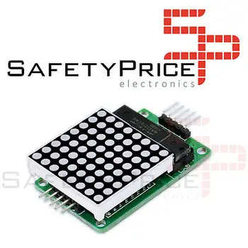 

8x8 led Matrix with MAX7219 Arduino Matrix waterfall prototypes