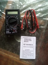 Multímetro Digital LCD de DT-830B, amperímetro, medidor de ohmios, voltímetro, AC DC 750, 1000V