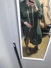 Long-Dress Spring Mozuleva Polka-Dot Vintage Vestidos Femme Women A-Line Lace-Up Elastic-Waist