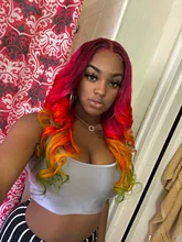 Extensiones de pelo brasileñas con mechones, accesorio capilar de Color rubio ondulado con cierre Frontal de malla, de 30, 32 y 613 colores, 3 o 4 mechones