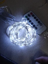 3M String LED Fairy Lights Garland Curtain Lamp USB Remote Control New Year Christmas