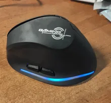 Lefon Rechargeable Wireless Mouse Gamer Ergonomic Optical 2.4G 1000/1600/2400 DPI USB