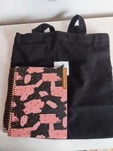 MABULA-Bolso de compras de pana plegable, informal, ecológico, de alta calidad, bolso reutilizable para las compras, ligero