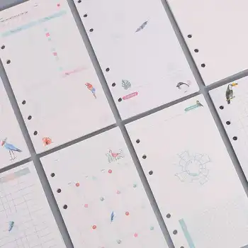 

A5/A6/A7 MutiColor Planner Diary Insert Refill Schedule Organiser Plan 45 Sheet Paper Stationery Office school supplies