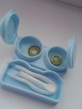 Lentillas de disfraz de Halloween, lentes de contacto de colores para ojos, azules y rojos