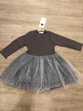 Winter Kids Dresses For Girls Long Sleeve Children Clothing Polka Dot Tulle Tutu Girls