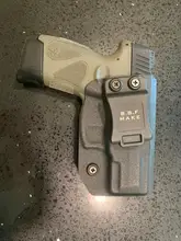 Funda de pistola IWB Kydex ajuste personalizado: Taurus G2C 9mm y Millennium PT111 G2/PT140, funda de transporte oculta para Cintura interior
