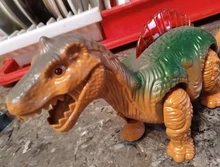 Dinosaurio eléctrico que camina, juguete de dinosaurios brillantes con sonido, modelo de animales para niños, regalo interactivo
