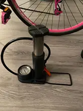 Mini bomba de pie portátil para bicicleta de X-TIGER, accesorios de manómetro, válvula Presta y Schrader