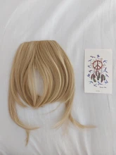 MUMUP-extensiones de cabello sintético falso para mujer, pinza con flecos en flecos, pinzas para el pelo, accesorios para el cabello, extensiones de cabello