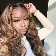 Uwigs suelto ola peluca cabello Natural marrón medio, 4x4, cierre de encaje pelucas de cabello humano Pre arrancó Remy brasileño pelucas para mujeres