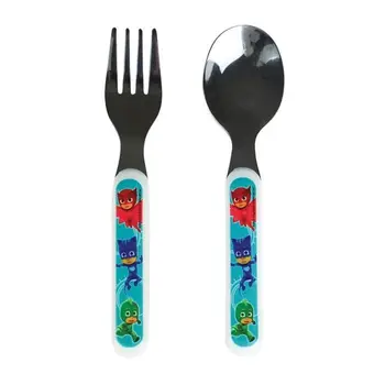 

Fun House Pajamasques set of 2 cutlery (fork and spoon) for boy