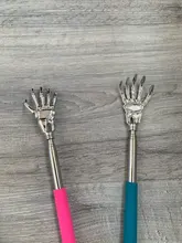 Masajeador de garra telescópico de acero inoxidable para masaje de espalda, herramientas de promoción para la circulación sanguínea, rascador relajante para la salud de la espalda