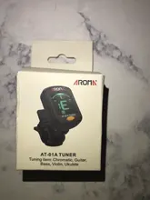 Guitar Tuner Chromatic Bass Ukulele Rotatable Black for Acoustic Lcd-Display