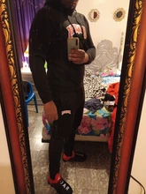 Conjunto de ropa deportiva para hombre, chándal masculino de marca de moda con forro polar y sudadera gruesa y cálida