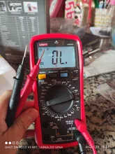 UNI-T-multímetro Digital UNI T, valores eficaces verdaderos UT890C UT890D + rango Manual AC DC, probador de temperatura de capacitancia, retroiluminación