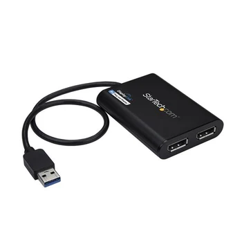 

USB adapter two DISPLAYPOR - 4K 60 HZ - USB3.0(5 GBPS)