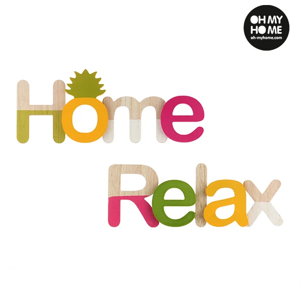 Деревянный знак Oh My Home(2 шт. в упаковке