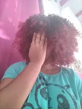 Kinky Curly Wigs Bangs Blonde Cosplay Heat-Resistant Brown Lizzy Synthetic Black Women