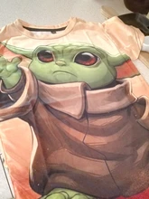 Camiseta mandaloriana de Baby Yoda para hombre, mujer y niño, Camiseta con estampado 3D de Star Wars, ropa de calle de verano, camisetas para niño y niña
