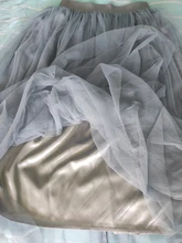 OHRYIYIE-falda de tul Vintage para mujer, faldas de malla de cintura alta elástica, largo plisado, para primavera y verano, 2021