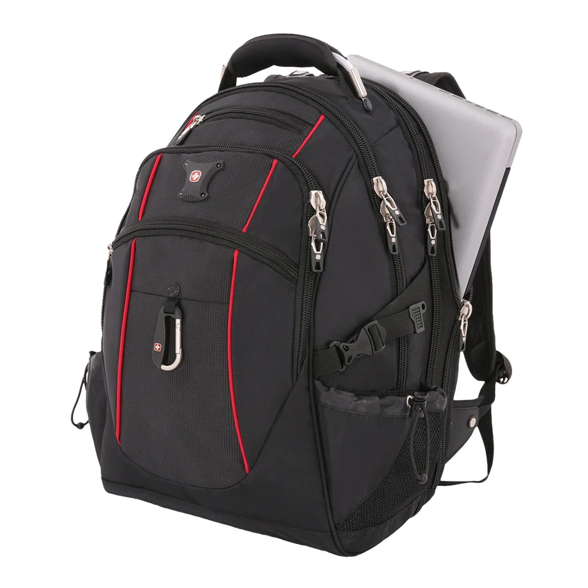 Рюкзак Swissgear 15” чёрный/красный 34x23x48 см 38 л| |