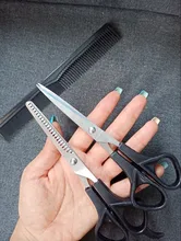 Tijeras profesionales para cortar el pelo, herramienta de estilismo, peine de peluquería, 3 uds.