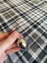 Juguetes sexuales con forma de minitapón Anal para mujer, consolador masculino con forma redonda de Metal, de acero inoxidable suave, cola pequeña, productos íntimos