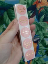 Papel de etiqueta bonito rosa/cada pegatina sellada, paquete de decoración de regalo de Navidad