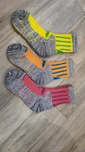 3 par/lote más gruesa de invierno térmico pesca calcetines de esquí de las mujeres de los hombres calcetines para correr y ciclismo deportes Thermosocks escalada senderismo Calcetines