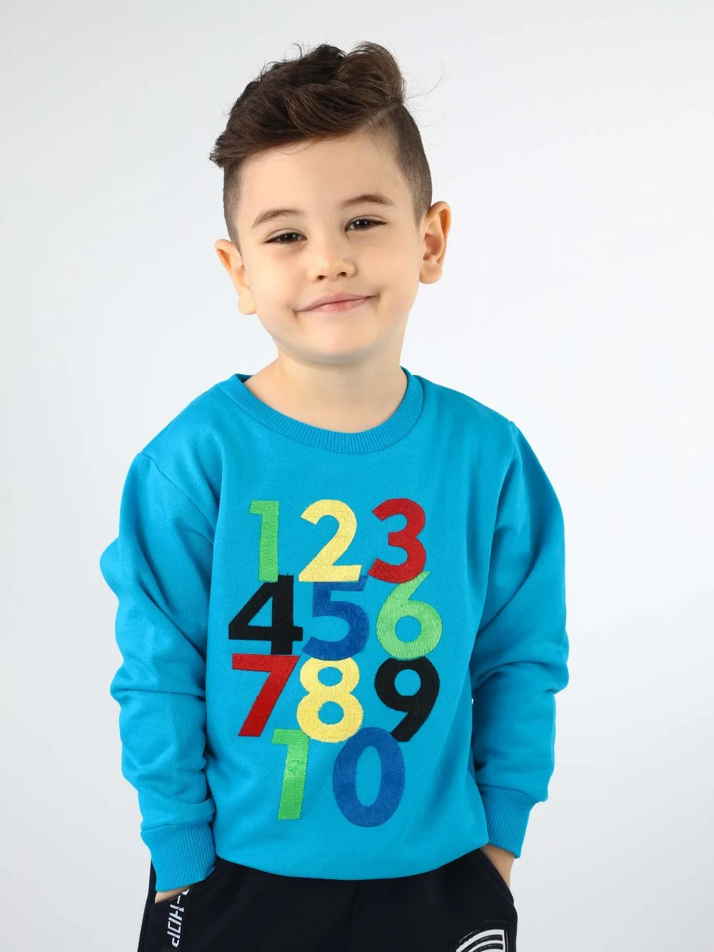 TurkuazMevsimlik Erkek Çocuk Sweatshirt 019-1717-037 (1)