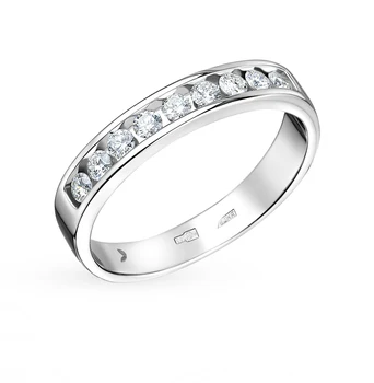 

Gold ring with diamonds sunlight