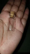 Clear Vials Glass-Bottles Cork Gifts Empty Wedding Small Home-Decoration for Holiday