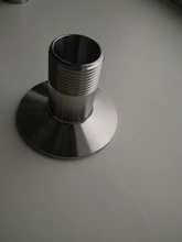 Ferrule Tri-Clamp Thread Sanitary Coupler Homebrew 304-Stainless Male 1/2-3/4-SUS 3-