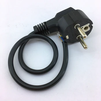 

Power cord 3x0,75 40 cm with euro plug шуко, rubber