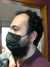 10/20/50/100/200/600 uds máscaras desechables no tejida cara máscaras de capa de 3 capas filtro Anti polvo transpirable adultos máscara de boca negro