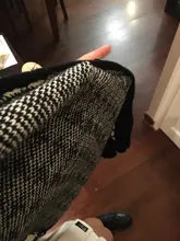 FSDA-suéter de manga larga con cuello de pico para mujer, cárdigan negro con botones y pata de gallo, de punto, holgado, de gran tamaño, informal, otoño e invierno, 2020