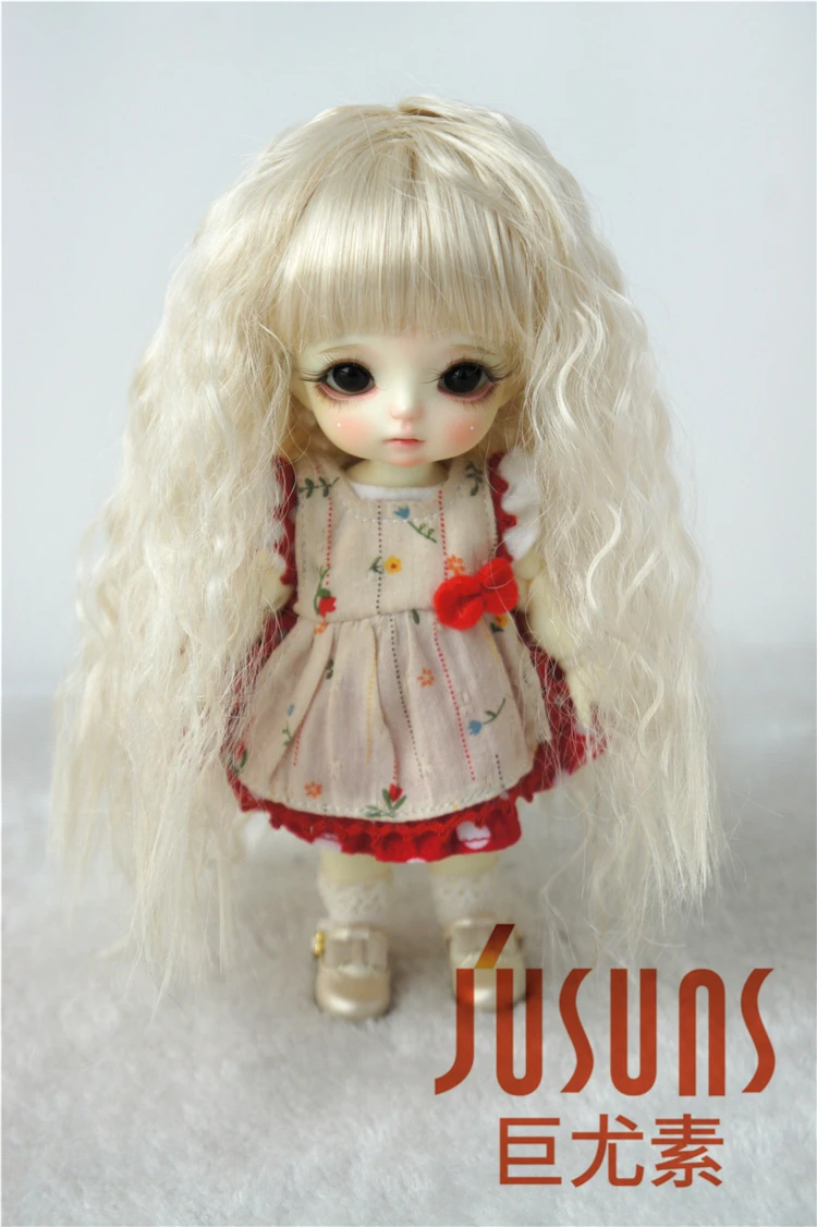 Парики для кукол JD041 1/12 1/8 размер 3 4 дюйма 5 дюймов|dolls accessories|doll wigbjd doll wigs |