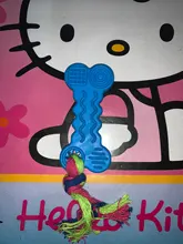 Toy Interactive-Toy Rubber Dog-Play Training Small Durable Bone-Rope Natural Star Pet-Dog