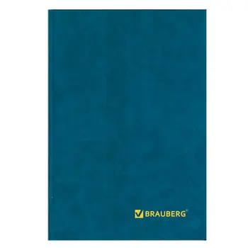 

Brauberg accounting book in hard cover, Cage A4 208l