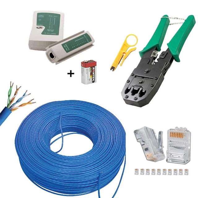 Crimpar cable Ethernet RJ45 